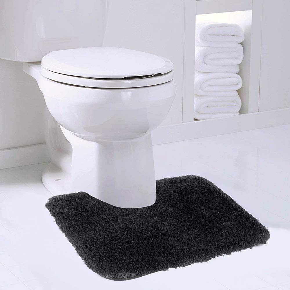 Badvorleger, rutschfeste Badematte wasserabsorbierend weich Shaggy Matte Vorleger für Dusche - Bild 142 von 290