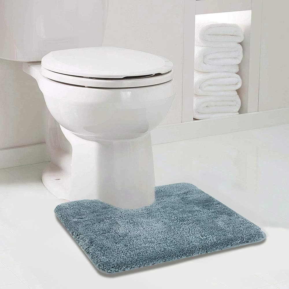 Badvorleger, rutschfeste Badematte wasserabsorbierend weich Shaggy Matte Vorleger für Dusche - Bild 176 von 290