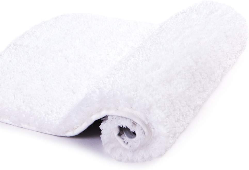 Badvorleger, rutschfeste Badematte wasserabsorbierend weich Shaggy Matte Vorleger für Dusche - Bild 190 von 290