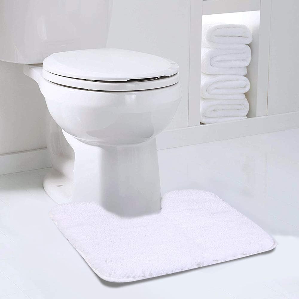 Badvorleger, rutschfeste Badematte wasserabsorbierend weich Shaggy Matte Vorleger für Dusche - Bild 198 von 290