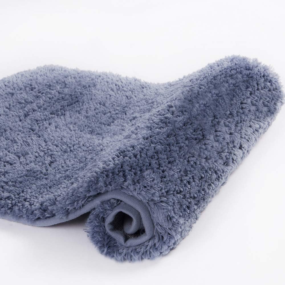 Badvorleger, rutschfeste Badematte wasserabsorbierend weich Shaggy Matte Vorleger für Dusche - Bild 212 von 290