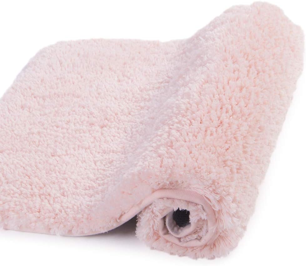 Badvorleger, rutschfeste Badematte wasserabsorbierend weich Shaggy Matte Vorleger für Dusche - Bild 223 von 290