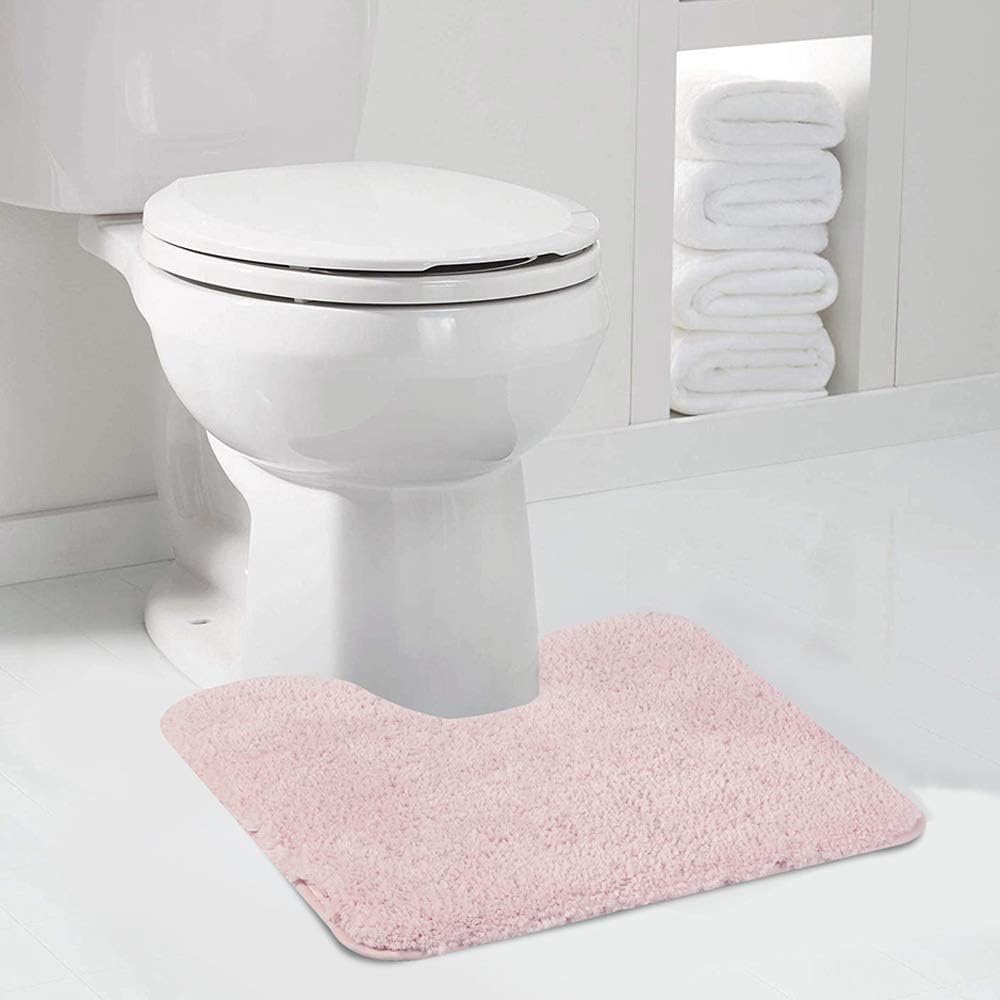 Badvorleger, rutschfeste Badematte wasserabsorbierend weich Shaggy Matte Vorleger für Dusche - Bild 231 von 290