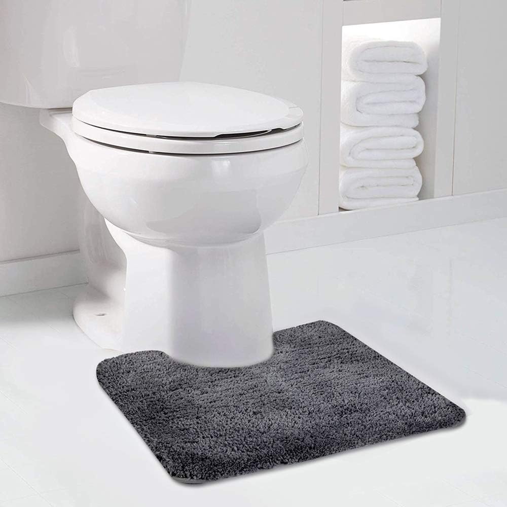 Badvorleger, rutschfeste Badematte wasserabsorbierend weich Shaggy Matte Vorleger für Dusche - Bild 254 von 290