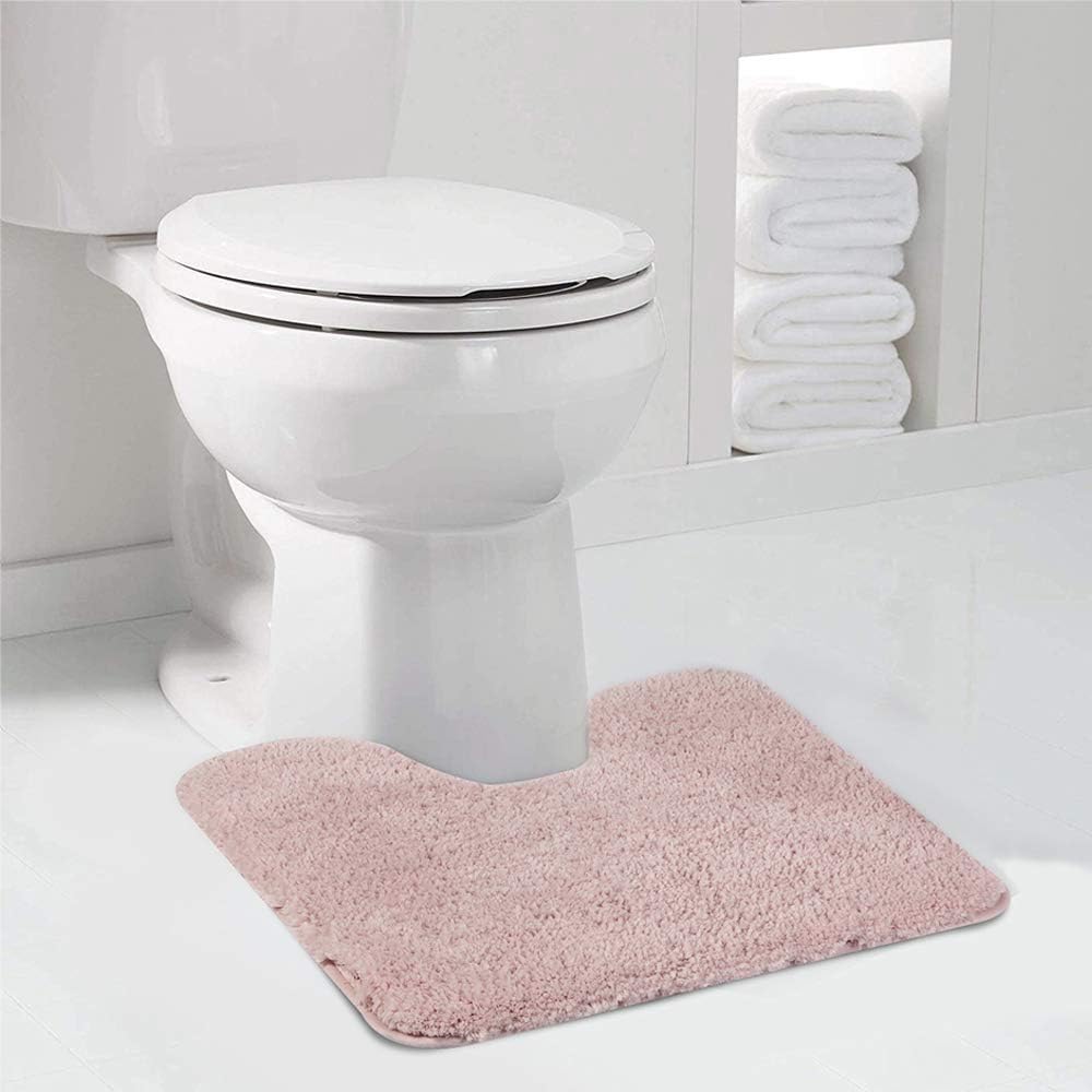 Badvorleger, rutschfeste Badematte wasserabsorbierend weich Shaggy Matte Vorleger für Dusche - Bild 276 von 290