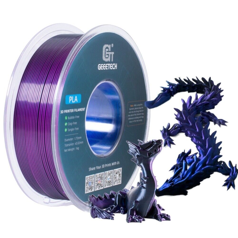1KG 1.75MM GEEETECH Impression 3D Filament Multicolore PLA/ABS+/PETG/TPU/Résine - Bild 258 von 274