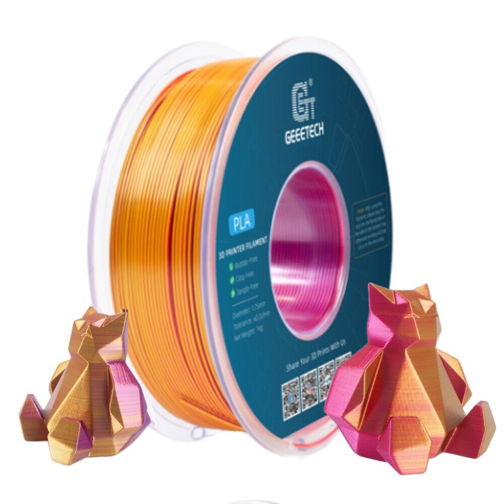 1KG 1.75MM GEEETECH Impression 3D Filament Multicolore PLA/ABS+/PETG/TPU/Résine - Bild 242 von 274