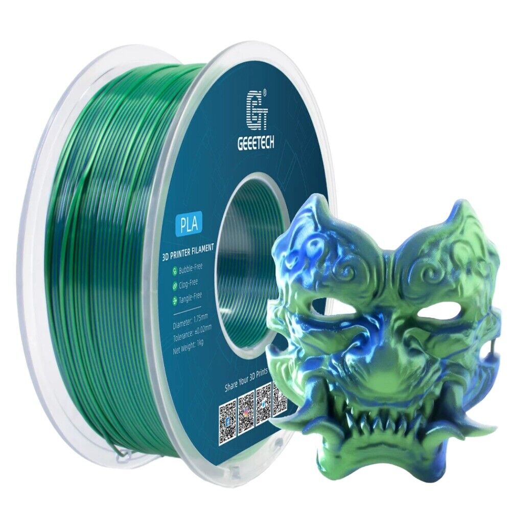 1KG 1.75MM GEEETECH Impression 3D Filament Multicolore PLA/ABS+/PETG/TPU/Résine - Bild 198 von 274