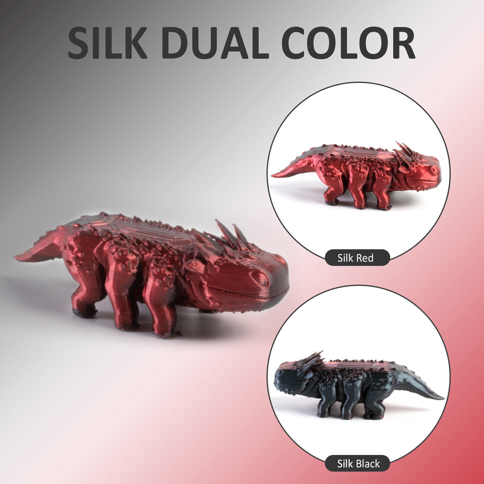 1KG 1.75MM GEEETECH Impression 3D Filament Multicolore PLA/ABS+/PETG/TPU/Résine - Bild 185 von 274