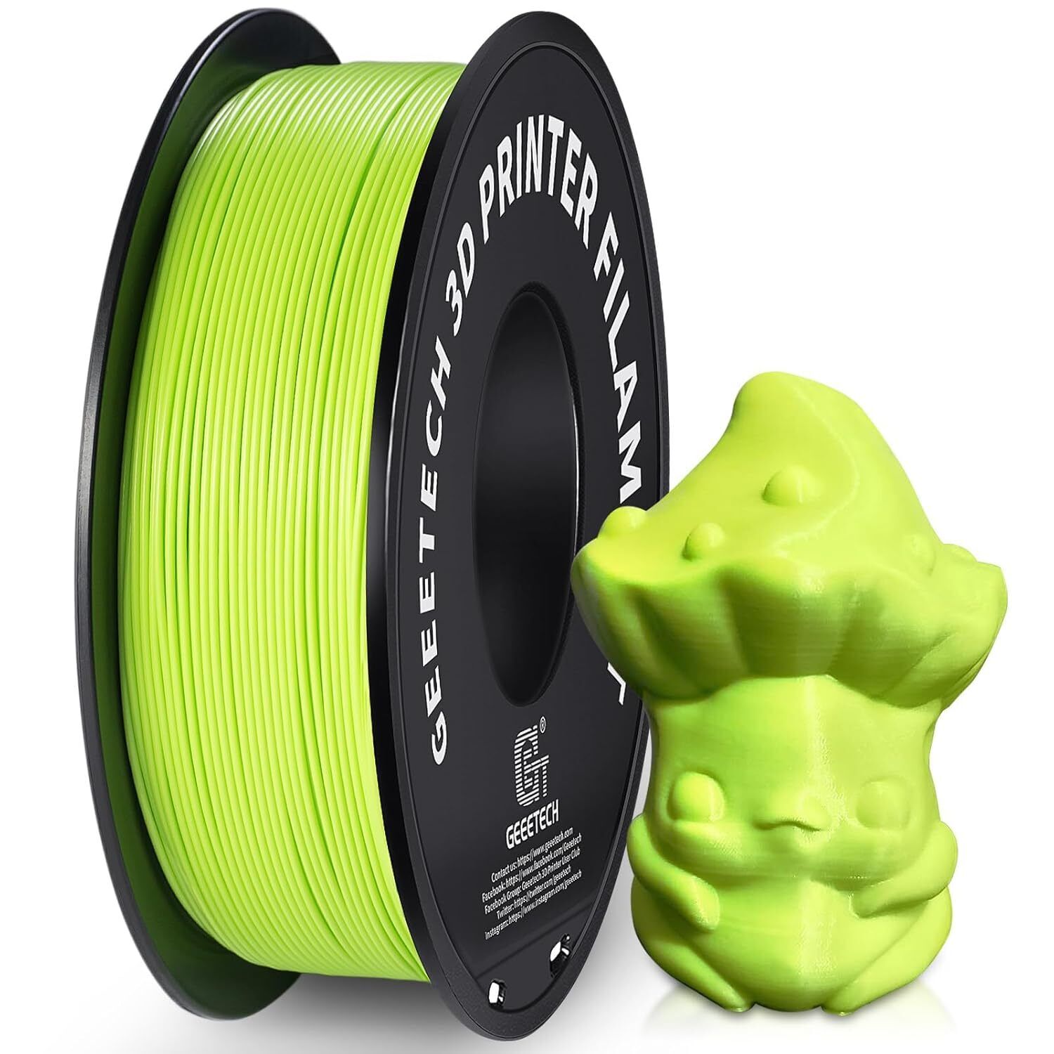 1KG 1.75MM GEEETECH Impression 3D Filament Multicolore PLA/ABS+/PETG/TPU/Résine - Bild 161 von 274