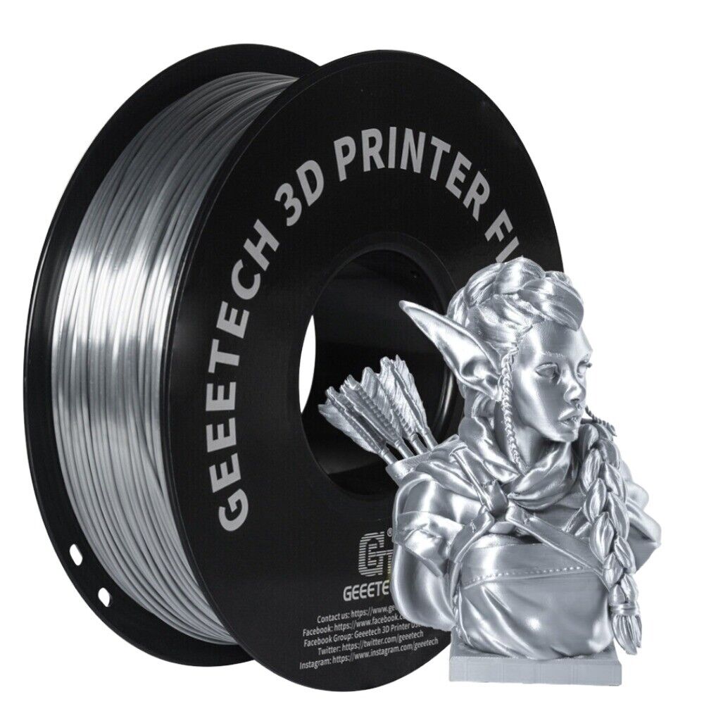 1KG 1.75MM GEEETECH Impression 3D Filament Multicolore PLA/ABS+/PETG/TPU/Résine - Bild 129 von 274