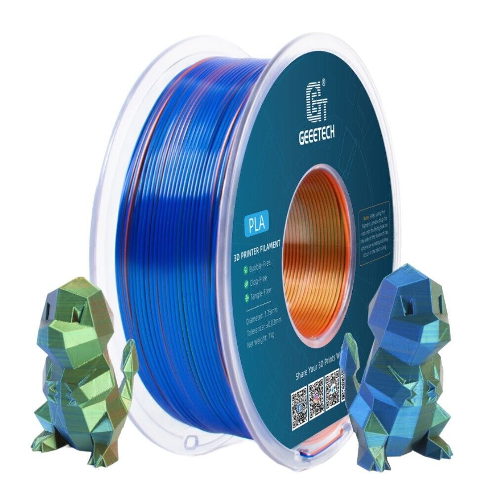 1KG 1.75MM GEEETECH Impression 3D Filament Multicolore PLA/ABS+/PETG/TPU/Résine - Bild 119 von 274