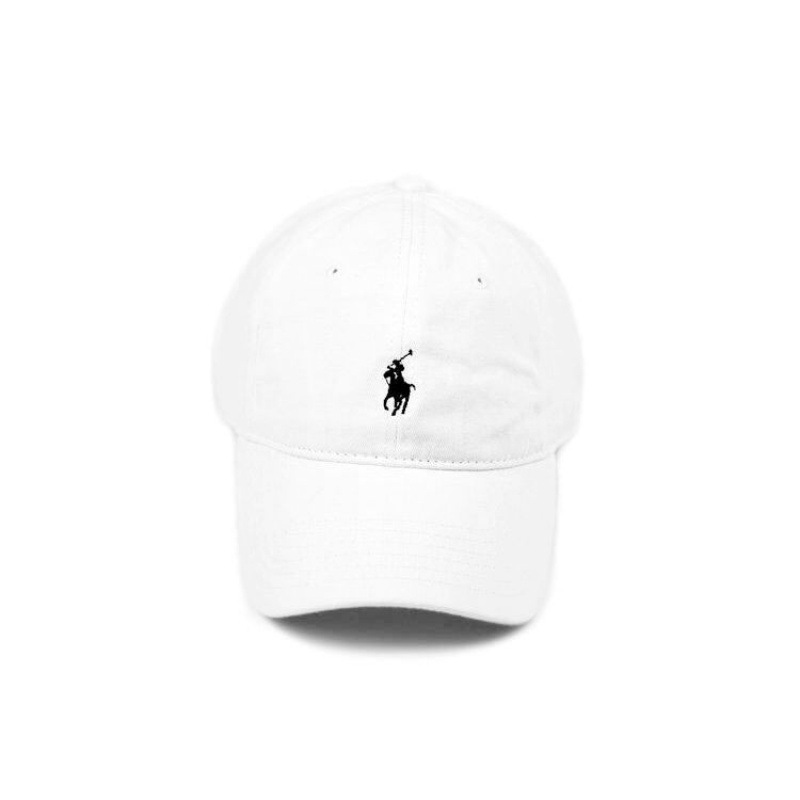 Mens Polo Cap Baseball Hat Beige Black Unisex Classic Hat Adjustable