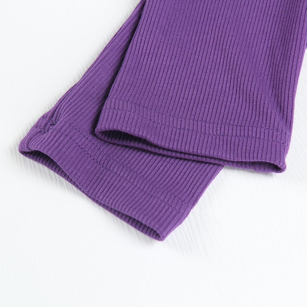 Women's Square Neck Long Sleeve Ribbed Slim Fitted Casual Basic Crop Top - Picture 33 of 95