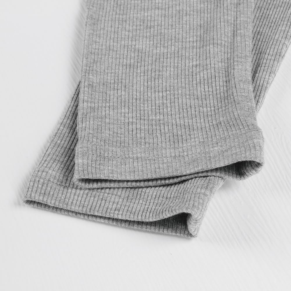 Women's Square Neck Long Sleeve Ribbed Slim Fitted Casual Basic Crop Top - Picture 72 of 95