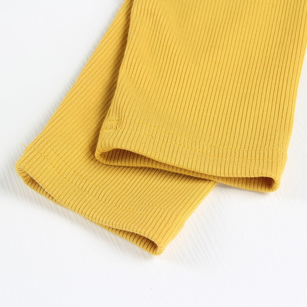 Women's Square Neck Long Sleeve Ribbed Slim Fitted Casual Basic Crop Top - Picture 80 of 95