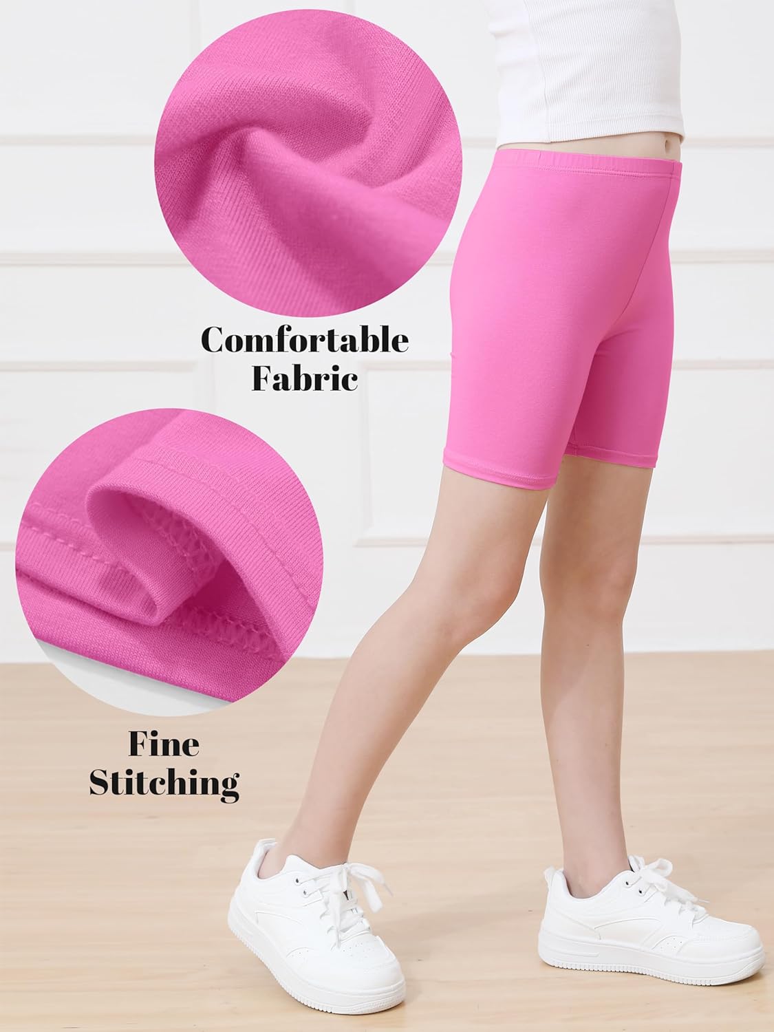 6er Pack Mädchen Fahrradshorts Cartwheel Shorts für Mädchen Kleinkind Kinder Biker Shorts - Bild 16 von 56