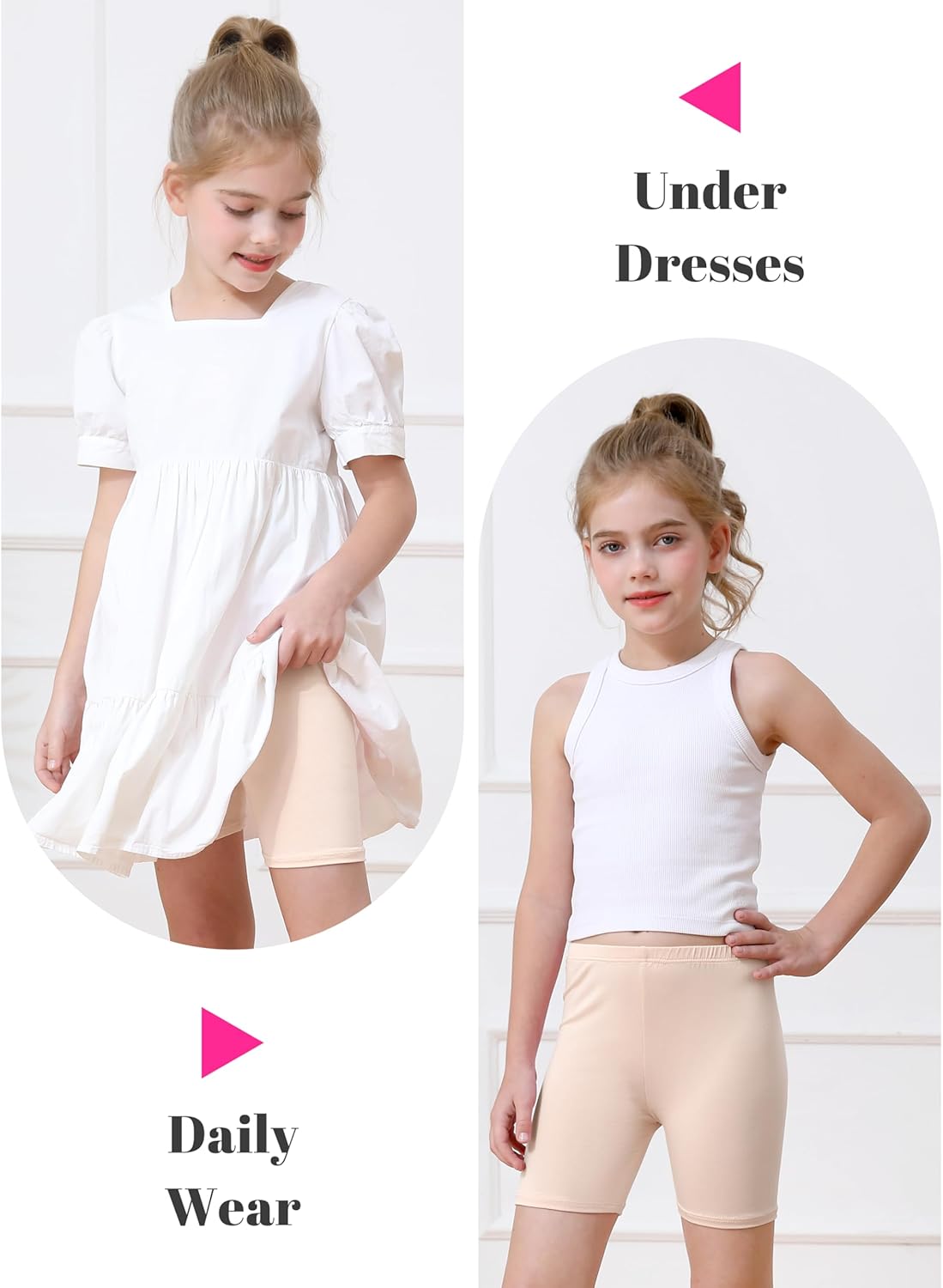 6er Pack Mädchen Fahrradshorts Cartwheel Shorts für Mädchen Kleinkind Kinder Biker Shorts - Bild 18 von 56