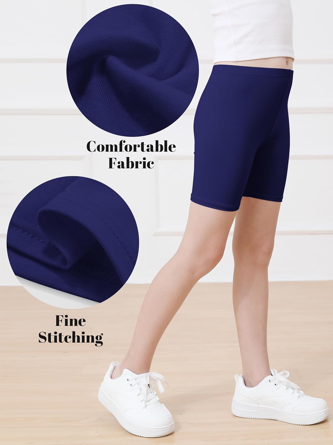 6er Pack Mädchen Fahrradshorts Cartwheel Shorts für Mädchen Kleinkind Kinder Biker Shorts - Bild 22 von 56