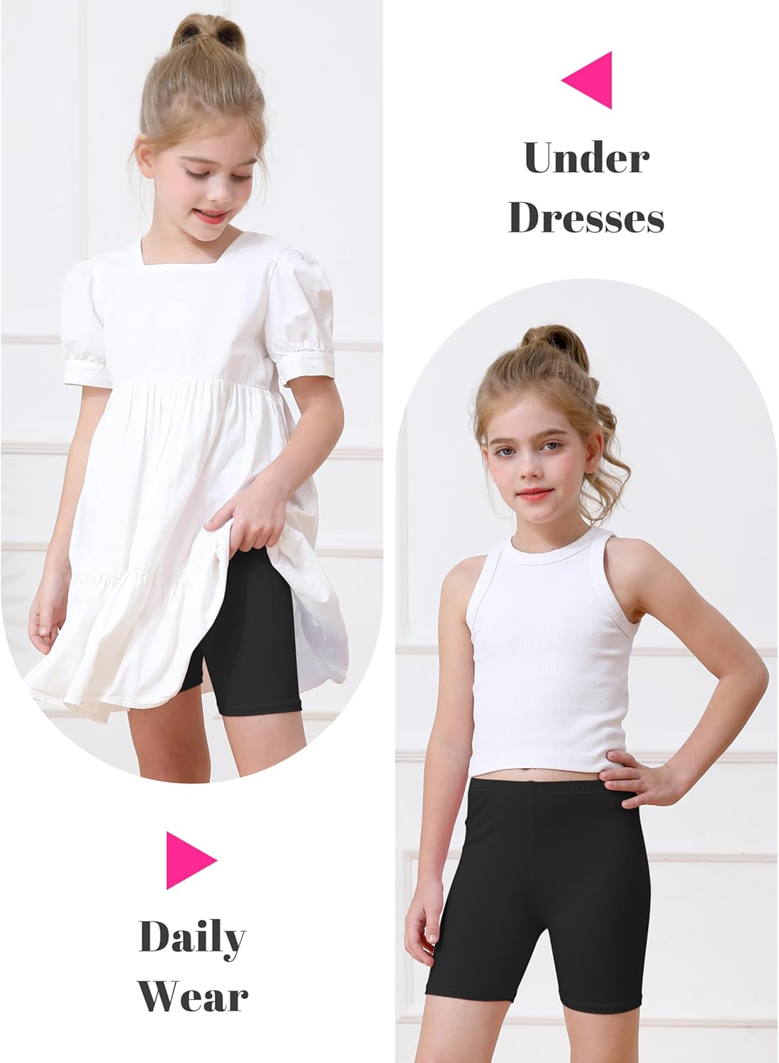 6er Pack Mädchen Fahrradshorts Cartwheel Shorts für Mädchen Kleinkind Kinder Biker Shorts - Bild 23 von 56