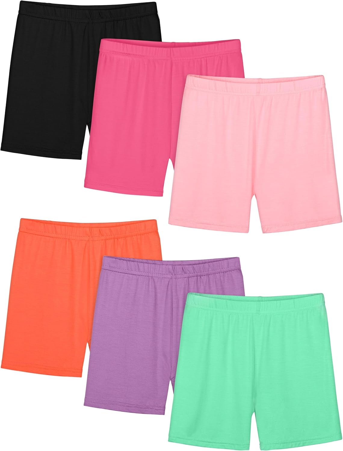 6er Pack Mädchen Fahrradshorts Cartwheel Shorts für Mädchen Kleinkind Kinder Biker Shorts - Bild 30 von 56