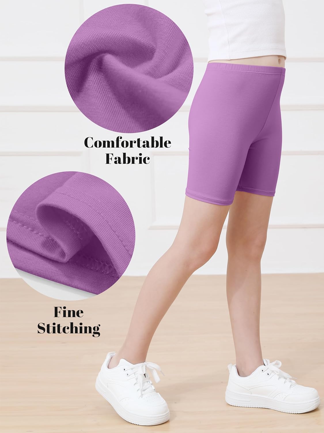 6er Pack Mädchen Fahrradshorts Cartwheel Shorts für Mädchen Kleinkind Kinder Biker Shorts - Bild 31 von 56