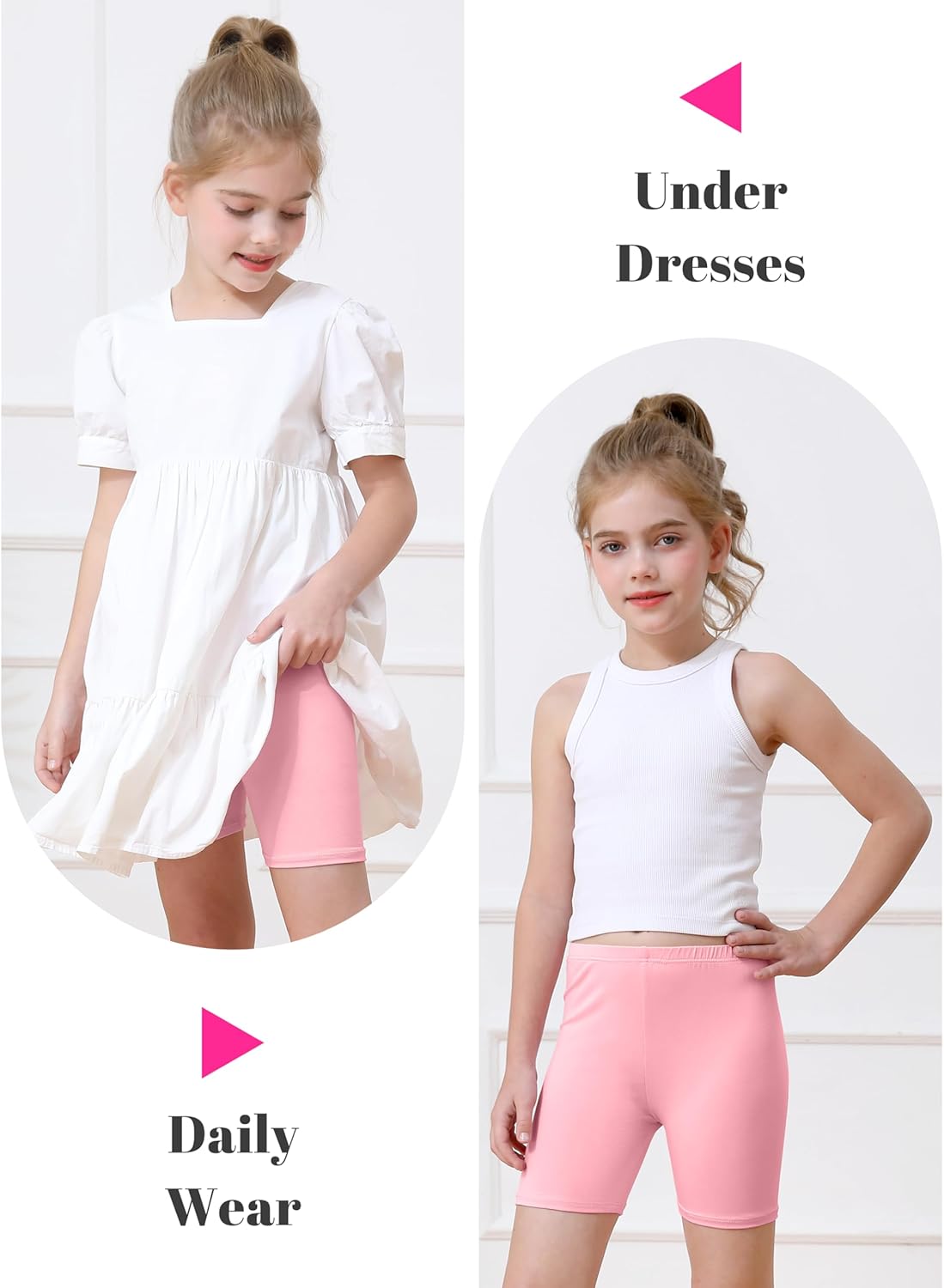6er Pack Mädchen Fahrradshorts Cartwheel Shorts für Mädchen Kleinkind Kinder Biker Shorts - Bild 32 von 56