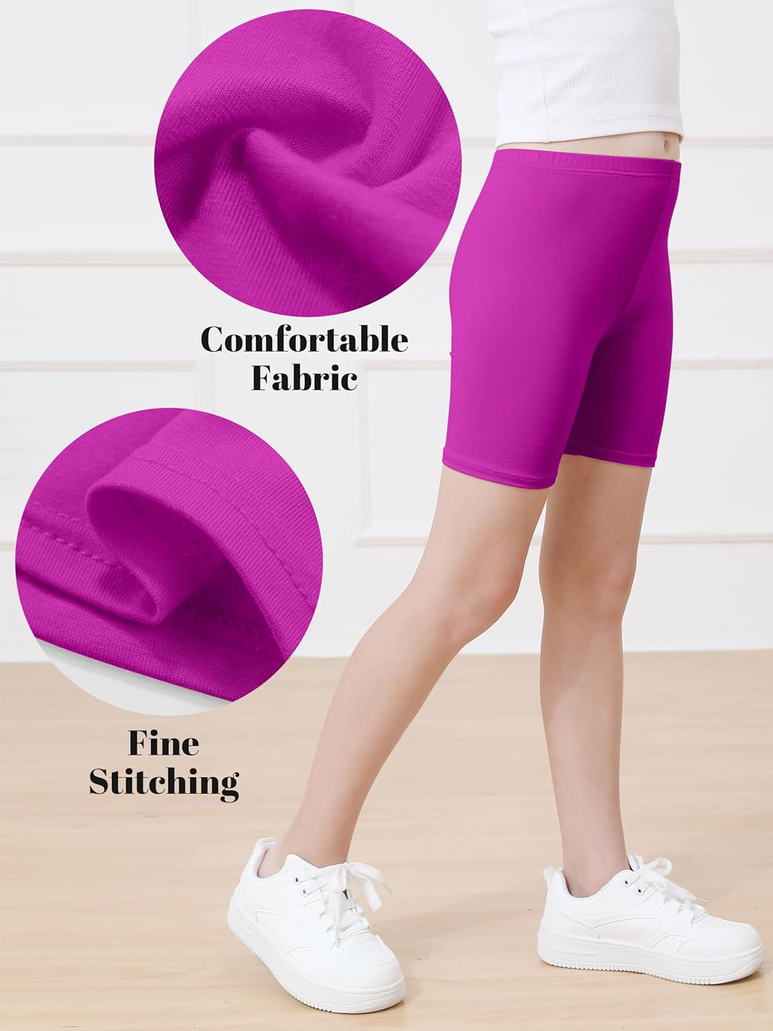 6er Pack Mädchen Fahrradshorts Cartwheel Shorts für Mädchen Kleinkind Kinder Biker Shorts - Bild 37 von 56