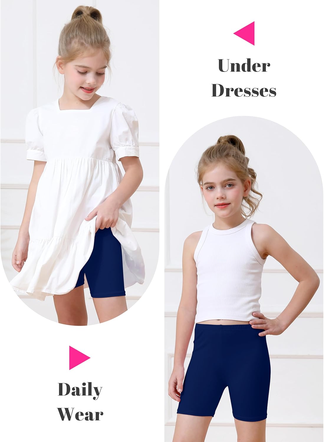 6er Pack Mädchen Fahrradshorts Cartwheel Shorts für Mädchen Kleinkind Kinder Biker Shorts - Bild 39 von 56
