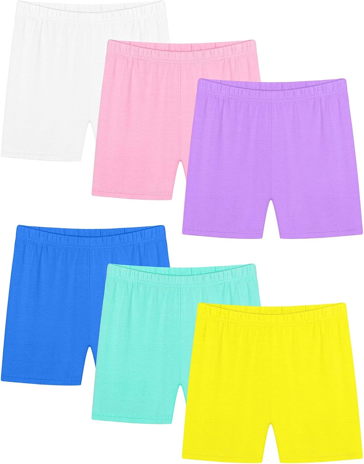 6er Pack Mädchen Fahrradshorts Cartwheel Shorts für Mädchen Kleinkind Kinder Biker Shorts - Bild 41 von 56