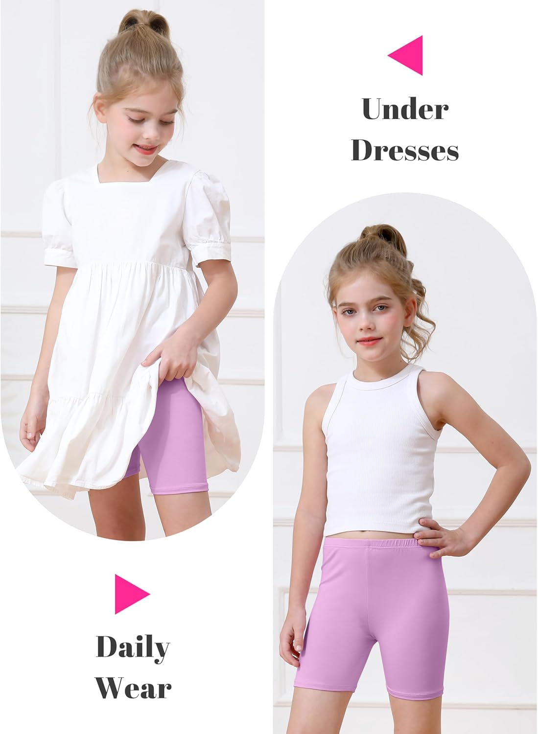 6er Pack Mädchen Fahrradshorts Cartwheel Shorts für Mädchen Kleinkind Kinder Biker Shorts - Bild 52 von 56