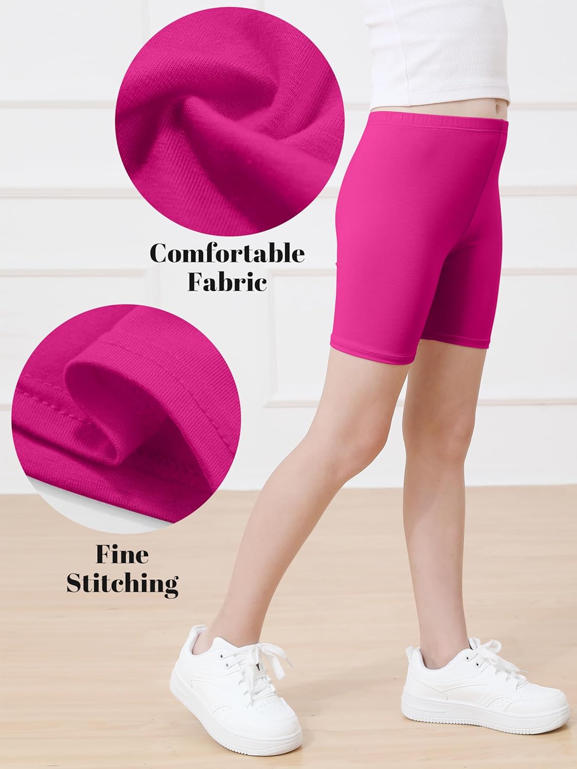 6er Pack Mädchen Fahrradshorts Cartwheel Shorts für Mädchen Kleinkind Kinder Biker Shorts - Bild 54 von 56