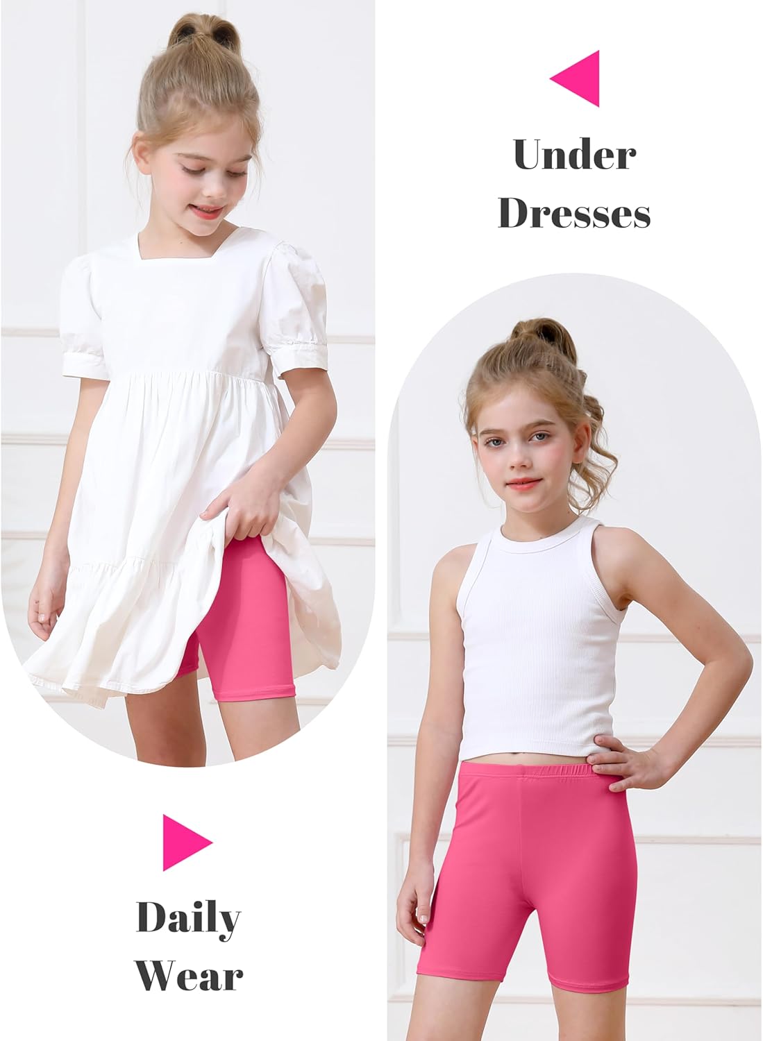 6er Pack Mädchen Fahrradshorts Cartwheel Shorts für Mädchen Kleinkind Kinder Biker Shorts - Bild 55 von 56
