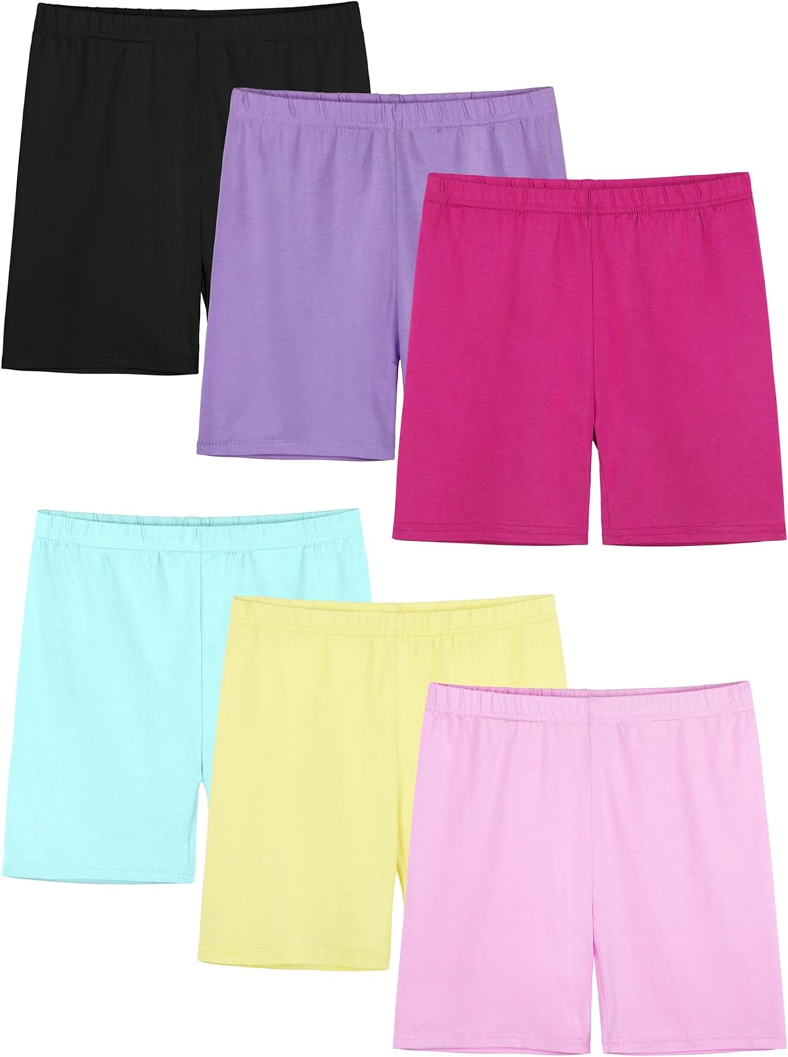 6er Pack Mädchen Fahrradshorts mehrfarbig Cartwheel und Tanzshorts für Kleinkinder - Bild 13 von 43