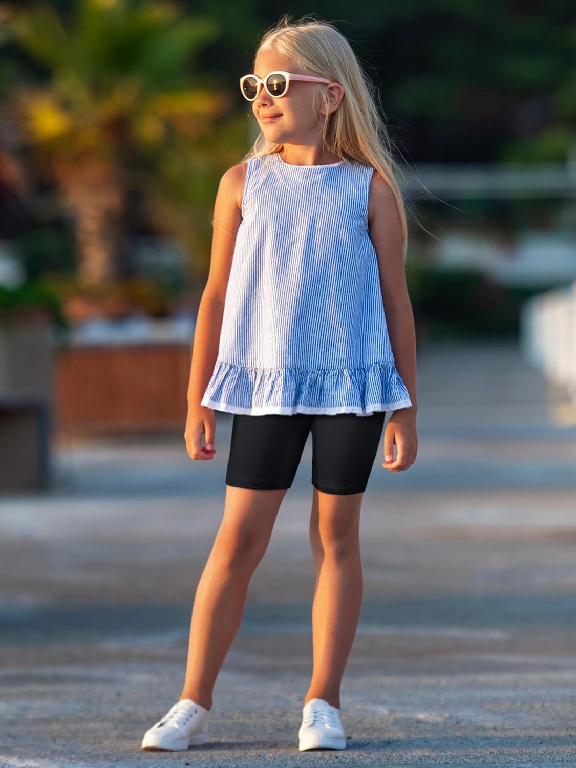 6er Pack Mädchen Fahrradshorts mehrfarbig Cartwheel und Tanzshorts für Kleinkinder - Bild 17 von 43