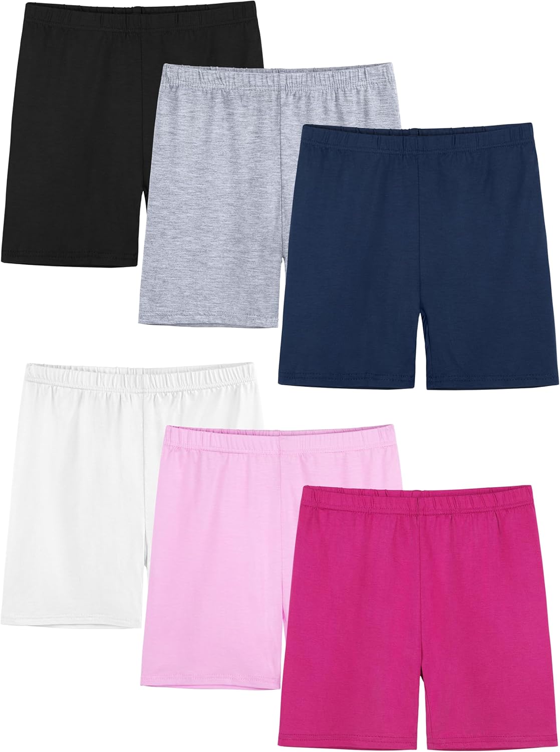 6er Pack Mädchen Fahrradshorts mehrfarbig Cartwheel und Tanzshorts für Kleinkinder - Bild 18 von 43