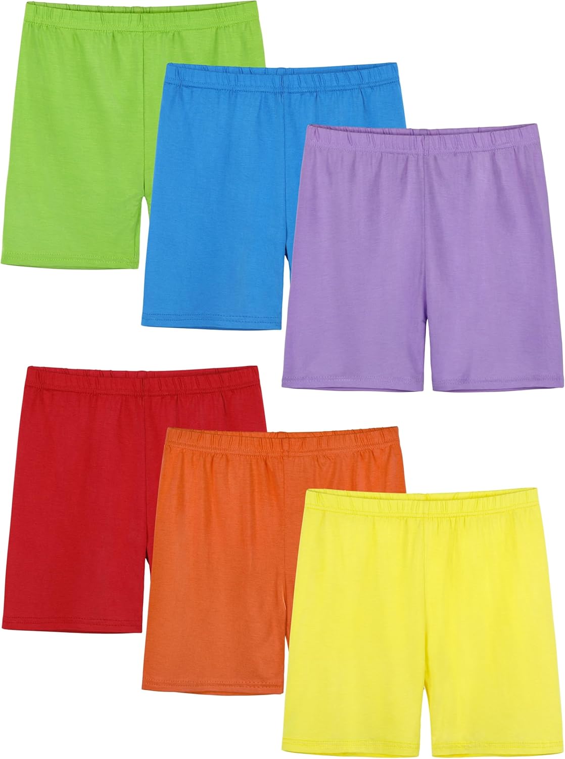 6er Pack Mädchen Fahrradshorts mehrfarbig Cartwheel und Tanzshorts für Kleinkinder - Bild 23 von 43