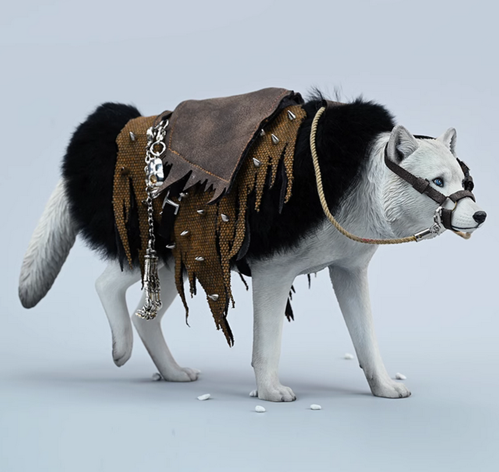 JXK Common Gray Wolf With Ornamental Part 1/6 Scale Animal Model Figurine Decor - Picture 14 of 15