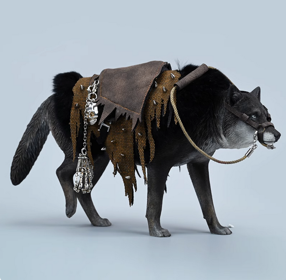 JXK Common Gray Wolf With Ornamental Part 1/6 Scale Animal Model Figurine Decor - Picture 15 of 15