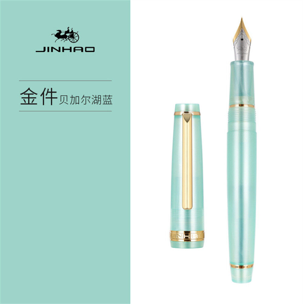 JinHao 82 Füllfederhalter extra fein/0,38 mm f/0,5 mm gemischte Farben Geschenk Student #ZH - Bild 13 von 63