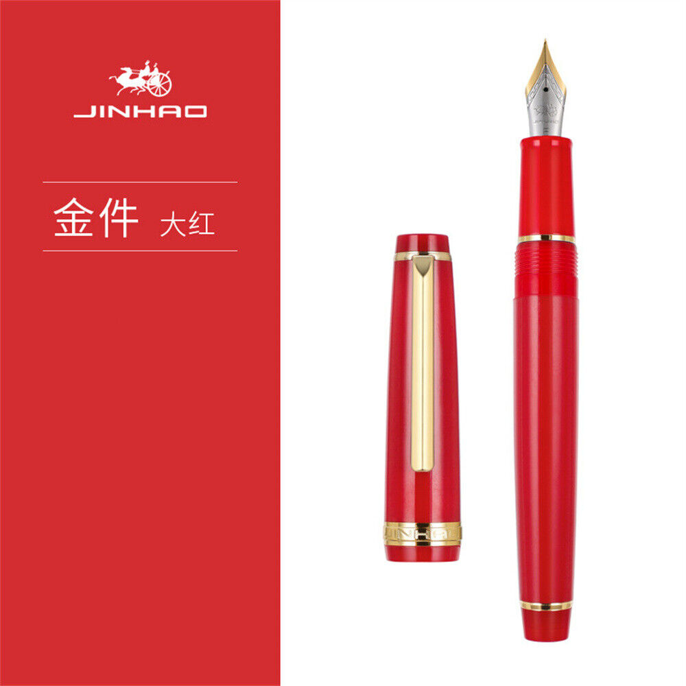 JinHao 82 Füllfederhalter extra fein/0,38 mm f/0,5 mm gemischte Farben Geschenk Student #ZH - Bild 15 von 63
