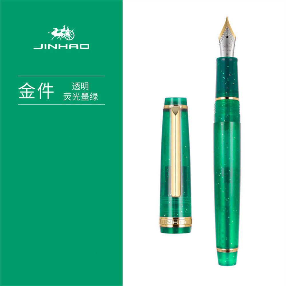 JinHao 82 Füllfederhalter extra fein/0,38 mm f/0,5 mm gemischte Farben Geschenk Student #ZH - Bild 17 von 63