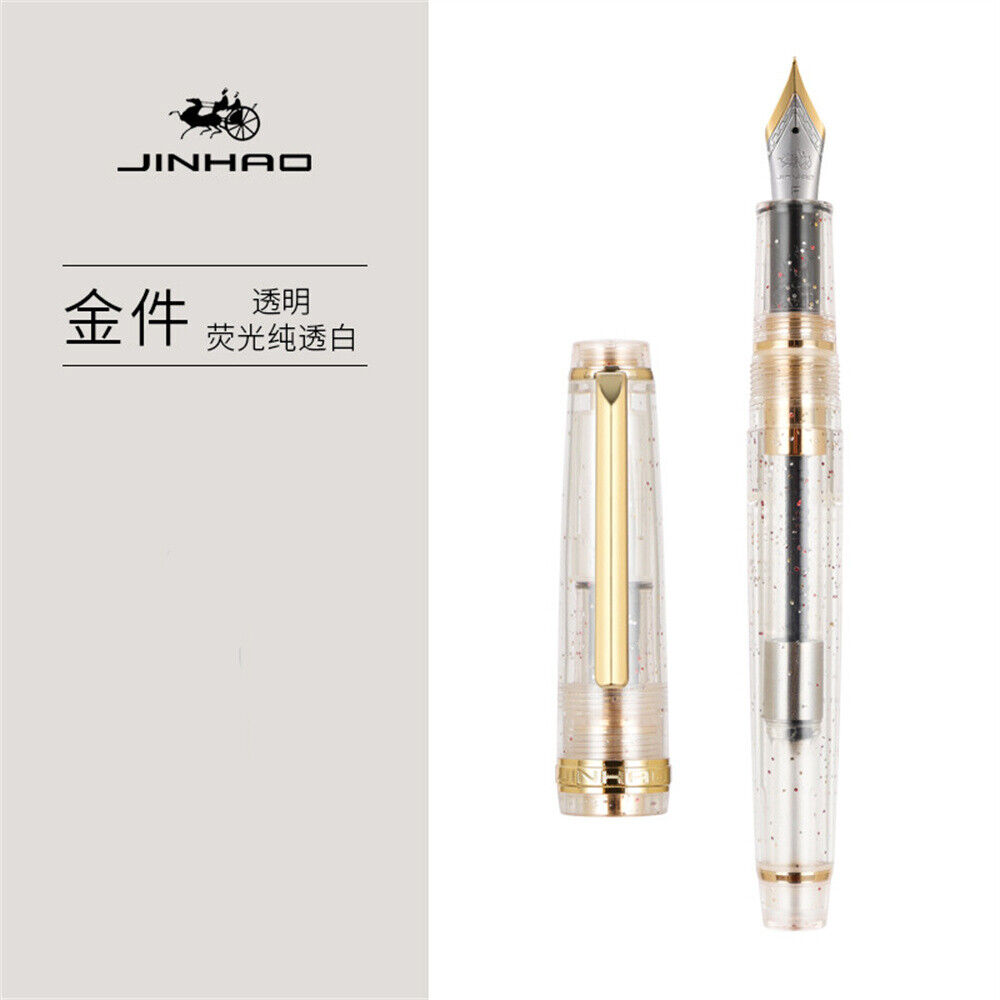 JinHao 82 Füllfederhalter extra fein/0,38 mm f/0,5 mm gemischte Farben Geschenk Student #ZH - Bild 18 von 63