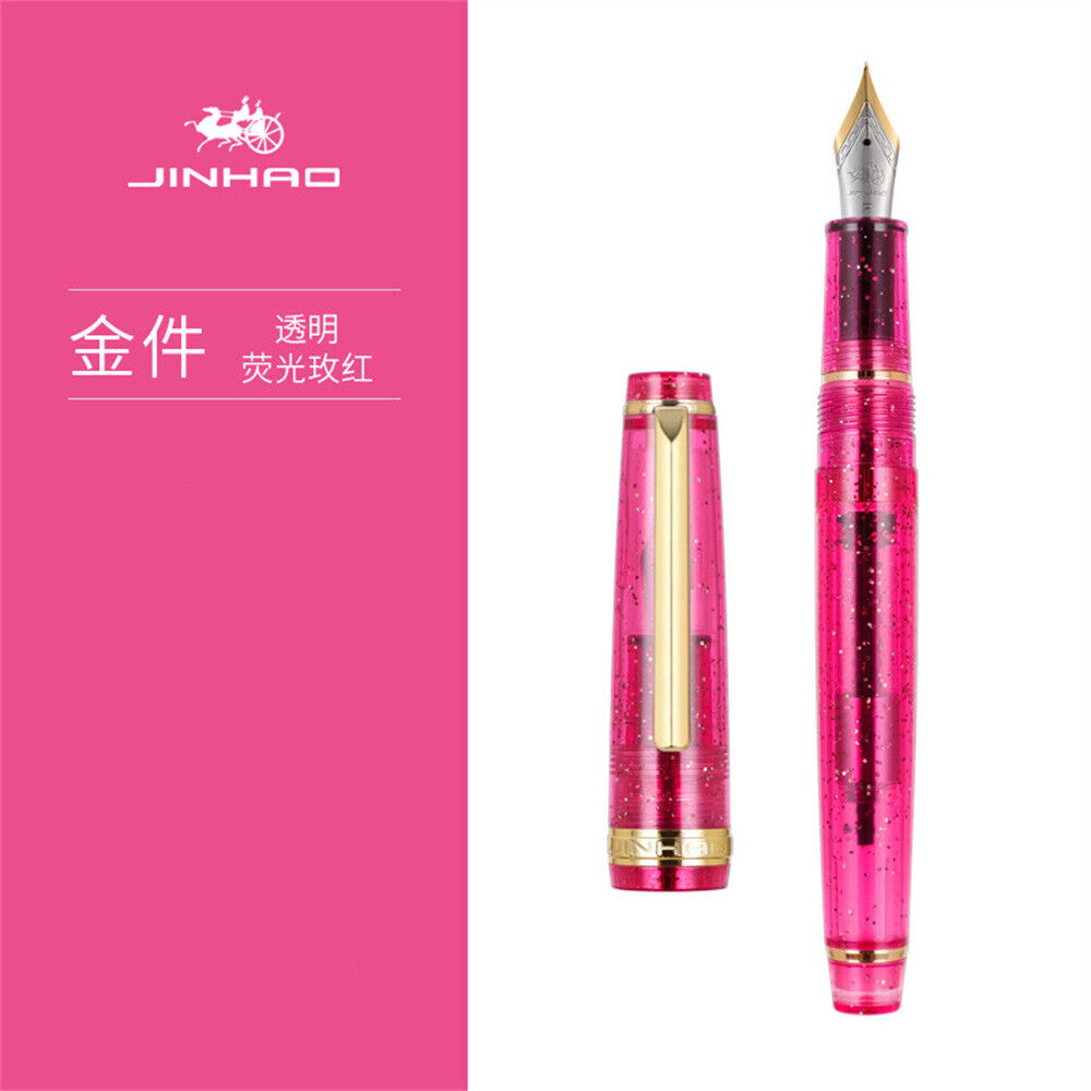 JinHao 82 Füllfederhalter extra fein/0,38 mm f/0,5 mm gemischte Farben Geschenk Student #ZH - Bild 19 von 63
