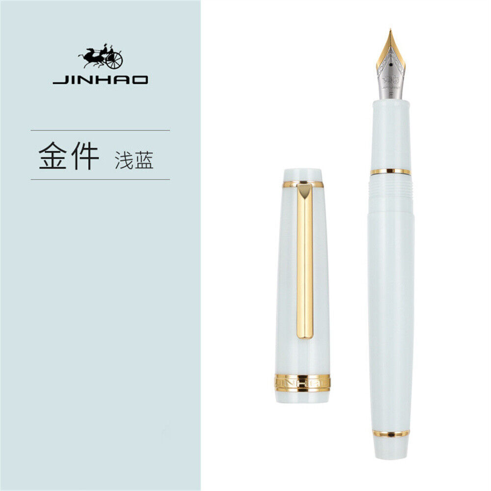 JinHao 82 Füllfederhalter extra fein/0,38 mm f/0,5 mm gemischte Farben Geschenk Student #ZH - Bild 21 von 63