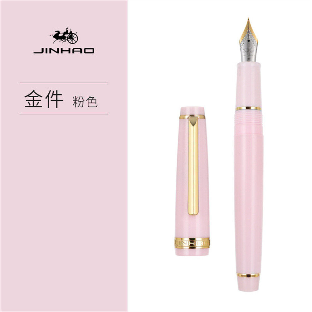 JinHao 82 Füllfederhalter extra fein/0,38 mm f/0,5 mm gemischte Farben Geschenk Student #ZH - Bild 24 von 63