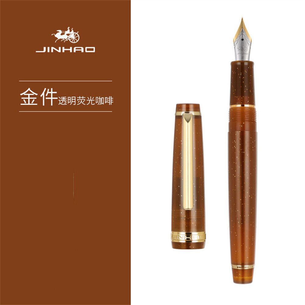 JinHao 82 Füllfederhalter extra fein/0,38 mm f/0,5 mm gemischte Farben Geschenk Student #ZH - Bild 35 von 63