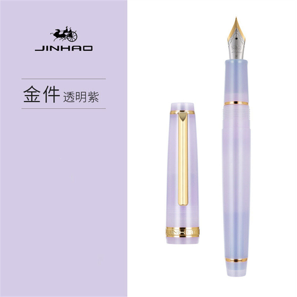 JinHao 82 Füllfederhalter extra fein/0,38 mm f/0,5 mm gemischte Farben Geschenk Student #ZH - Bild 48 von 63