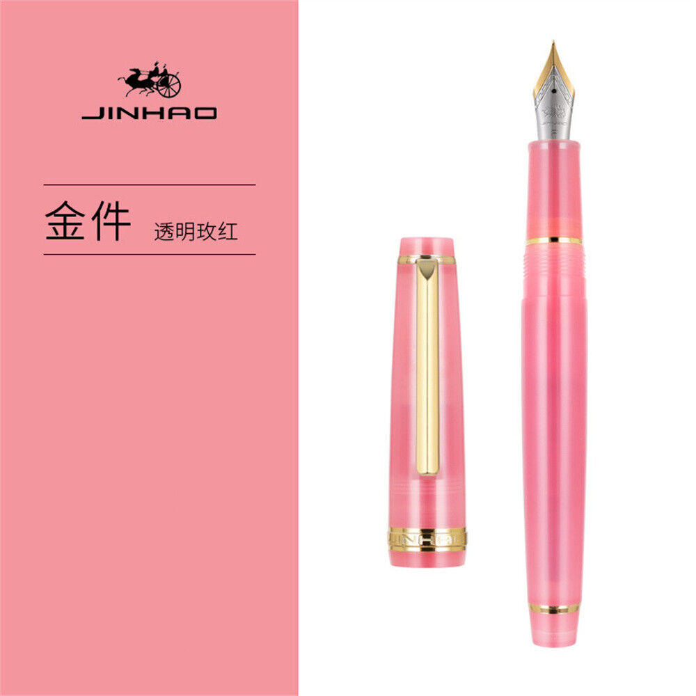 JinHao 82 Füllfederhalter extra fein/0,38 mm f/0,5 mm gemischte Farben Geschenk Student #ZH - Bild 49 von 63