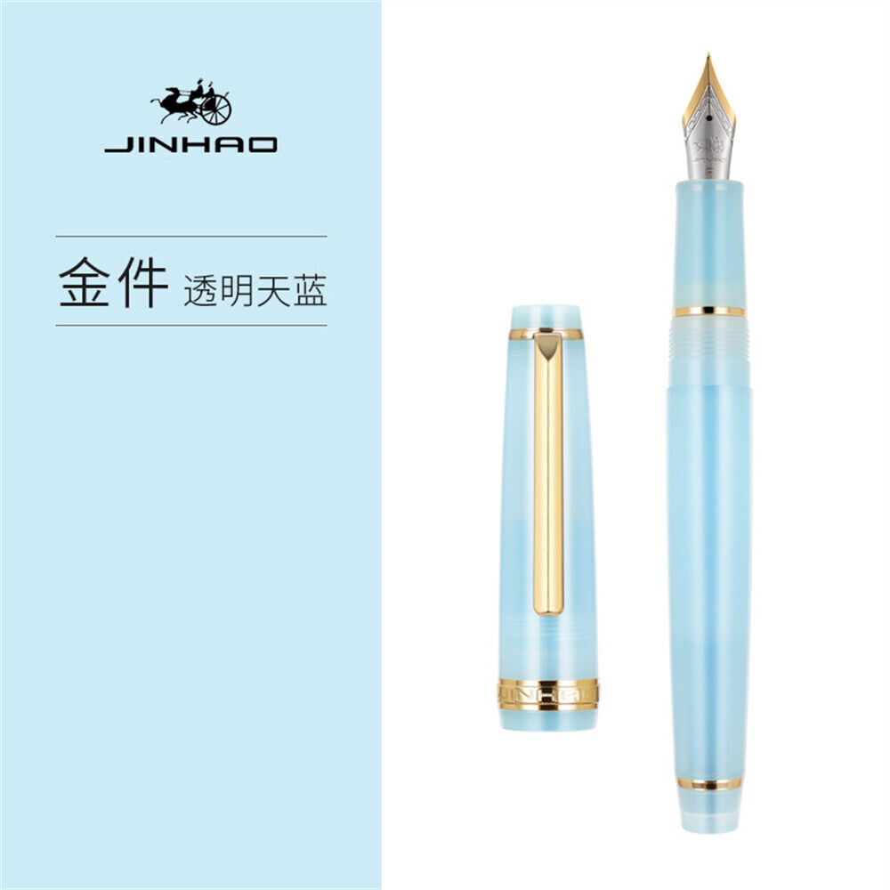 JinHao 82 Füllfederhalter extra fein/0,38 mm f/0,5 mm gemischte Farben Geschenk Student #ZH - Bild 52 von 63